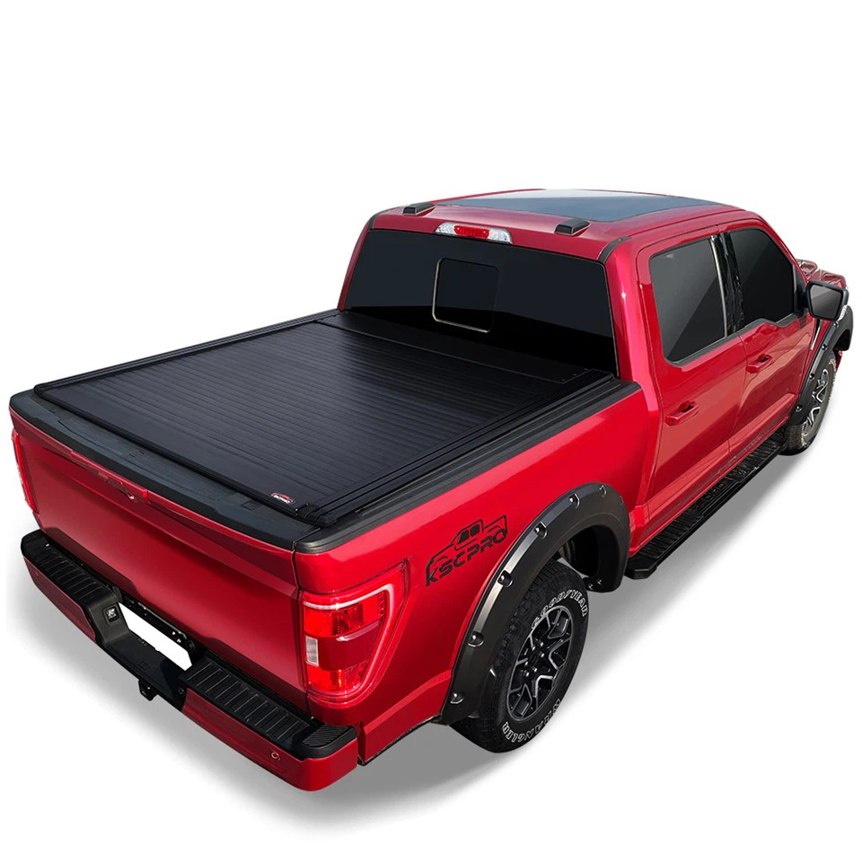 Retractable Tonneau npog nrog t qhov